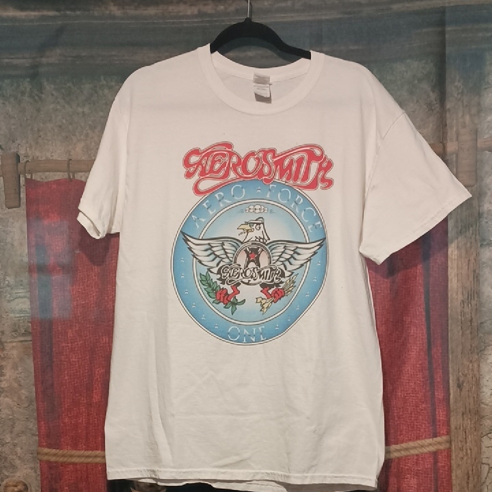Aerosmith White Graphic T-Shirt